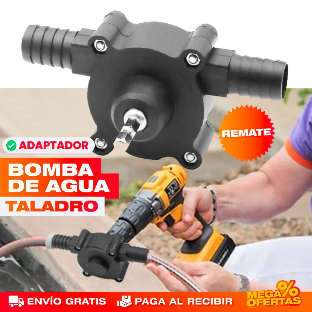 DRILLJET™ - CONVERTIDOR DE TALADRO A BOMBA DE AGUA